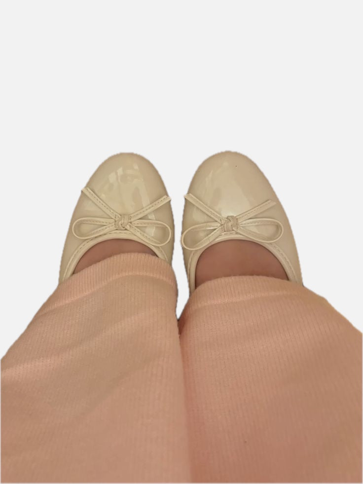 Black Bowtie Ballet Flats – Women's Comfortable Everyday Ballet Flats