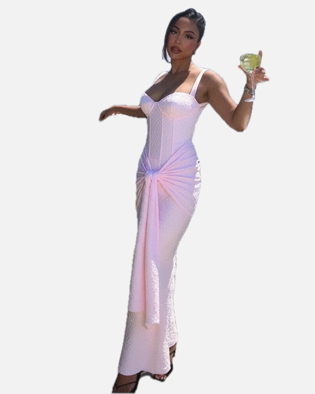 Sleeveless Corset Maxi Dress – Women's Summer Party Maxi Dress