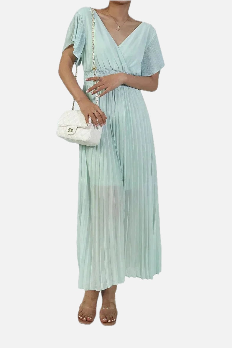 Boho Ibiza Wedding Guest Dress – Women's Elegant Flowy Summer Maxi Dress for Weddings | Meave & Ivy