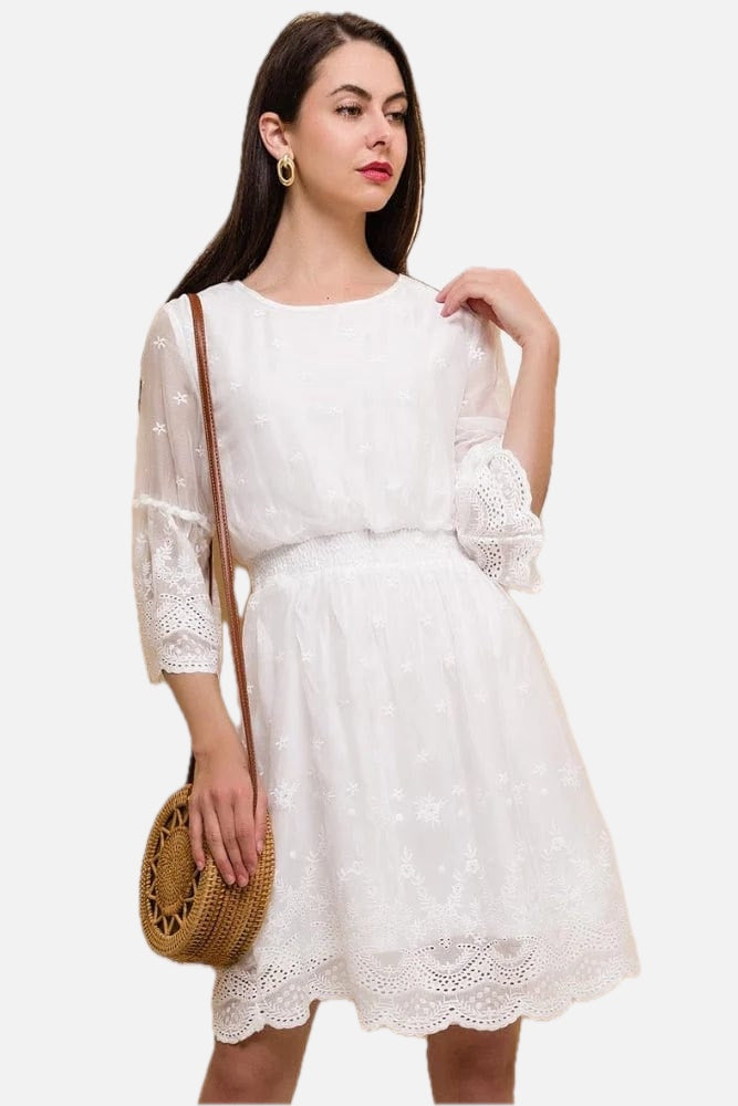 Chic Ibiza Mini Dress – Women's Boho Summer Party & Holiday Dress | Meave & Ivy