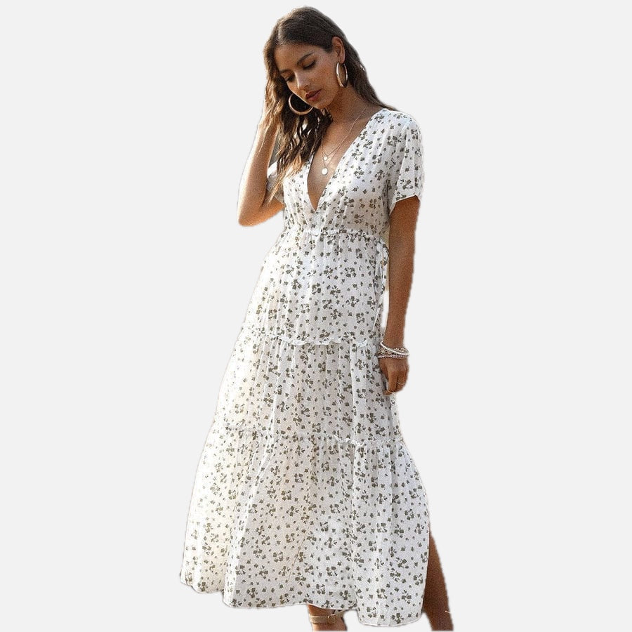 White Maxi Dress – Women's Summer Beach & Holiday Dress | Meave & Ivy
