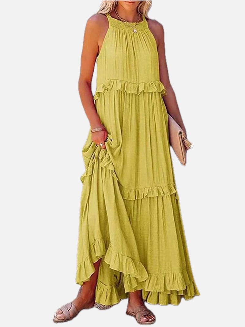 Yellow Maxi Dress – Women's Summer Party & Occasion Dress | Meave & Ivy