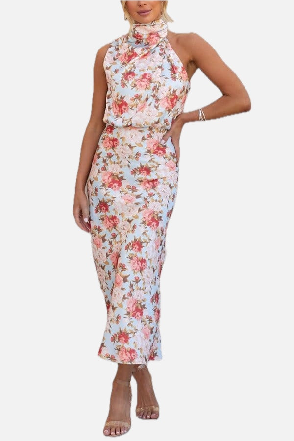 Floral Elegant Dress – Women's Elegant Summer Beach & Holiday Dress | Meave & Ivy