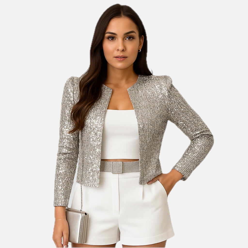 Sequin Mini Blazer – Women's Summer Party & Occasion Blazer | Meave & Ivy