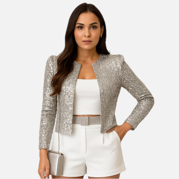 Sequin Mini Blazer – Women's Summer Party & Occasion Blazer | Meave & Ivy