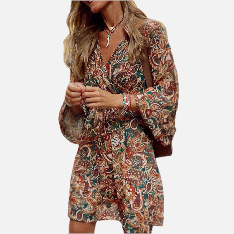 Boho Dress Relaxed Fit Lightweight Fabric | Meave & Ivy