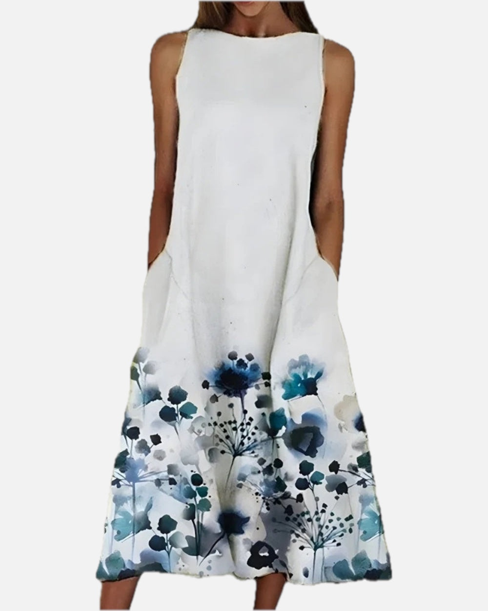 Marissa | Women's Summer Floral Print Midi Dress | Meave & Ivy