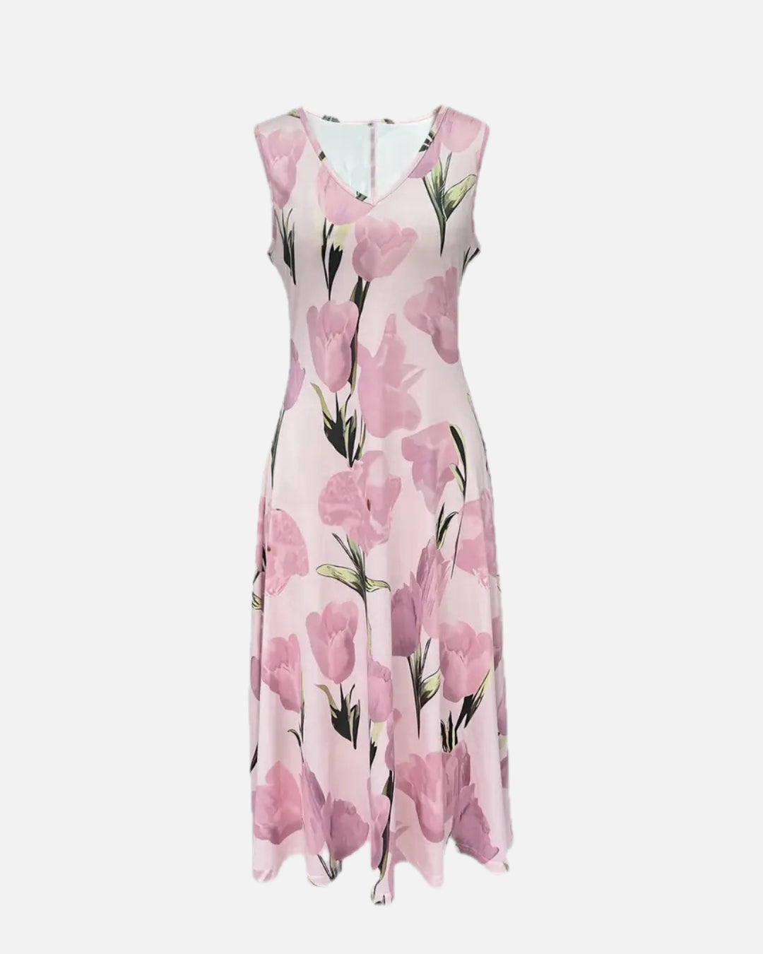 Sofia | Women's Elegant Floral V-Neck Maxi Dress Set | Meave & Ivy