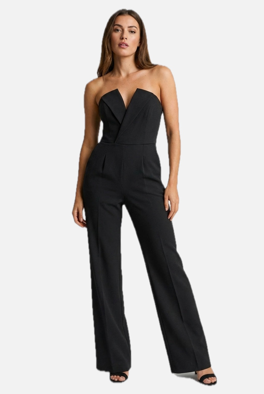 Wide-Leg Wedding Guest Jumpsuit - Elegant Occasion All-in-One | Meave & Ivy
