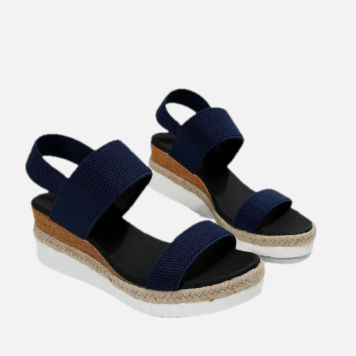 Double-Strap Espadrille Sandals – Summer Flatform Sandal | Meave & Ivy
