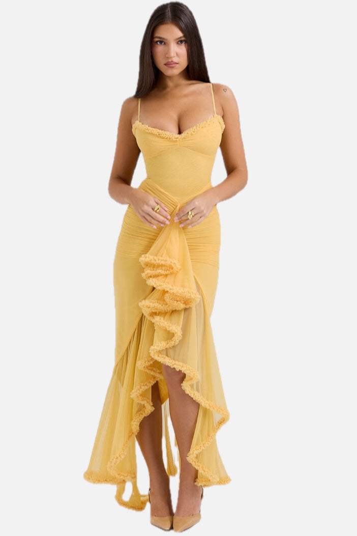 Ruched Wedding Guest Dress – Elegant Occasion Dress | Meave & Ivy