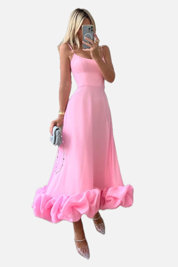 Ruffle Wedding  Dress – Elegant Occasion Dress | Meave & Ivy