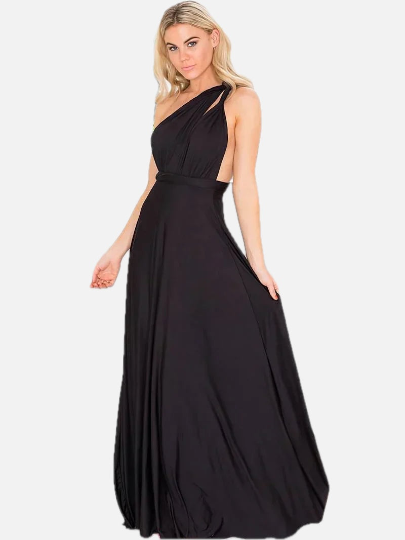 Multi-Way Maxi Dress – Elegant Evening Wedding Guest Gown | Meave & Ivy