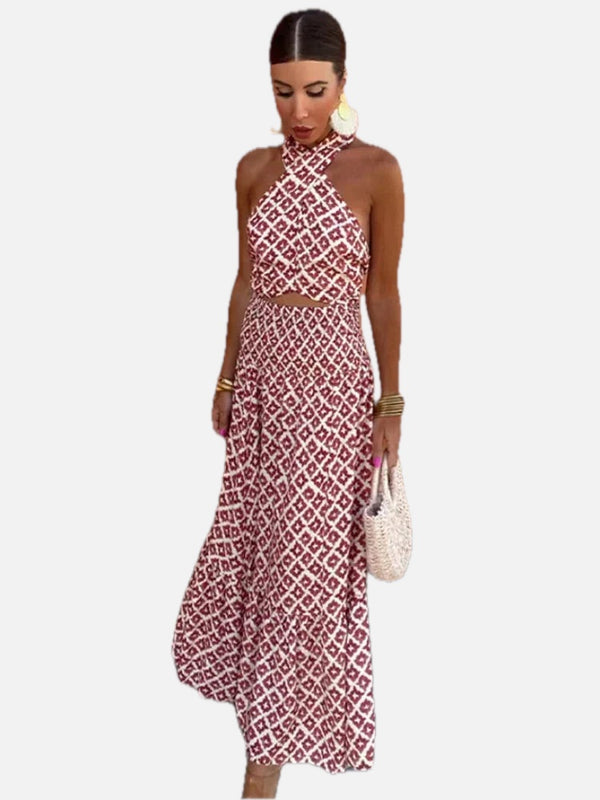 Halterneck Wedding Guest Dress – Elegant Summer Occasion Dress | Meave & Ivy