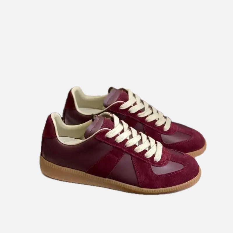 Leather Flatform Sneakers - Luxury Everyday Trainers | Meave & Ivy