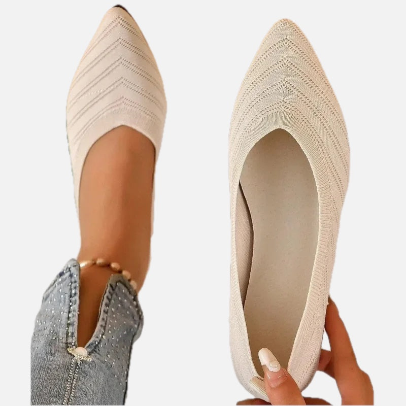 Knitted Pointed-Toe Ballet Flat – Everyday Loafer | Meave & Ivy