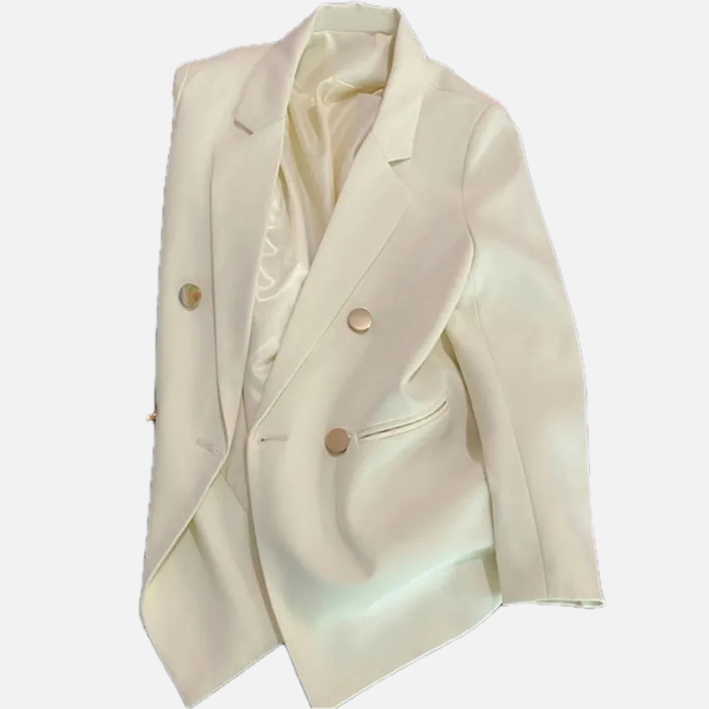 Double-Breasted Blazer – Refined Structured Tailoring | Meave & Ivy
