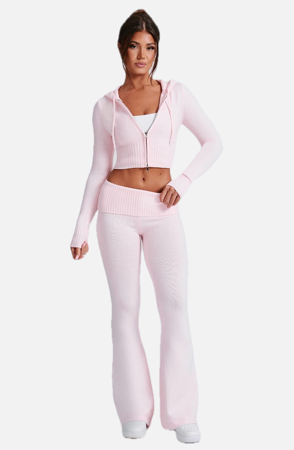 Pink Knit Co-Ord Set – Soft Luxury Lounge Two-Piece | Meave & Ivy