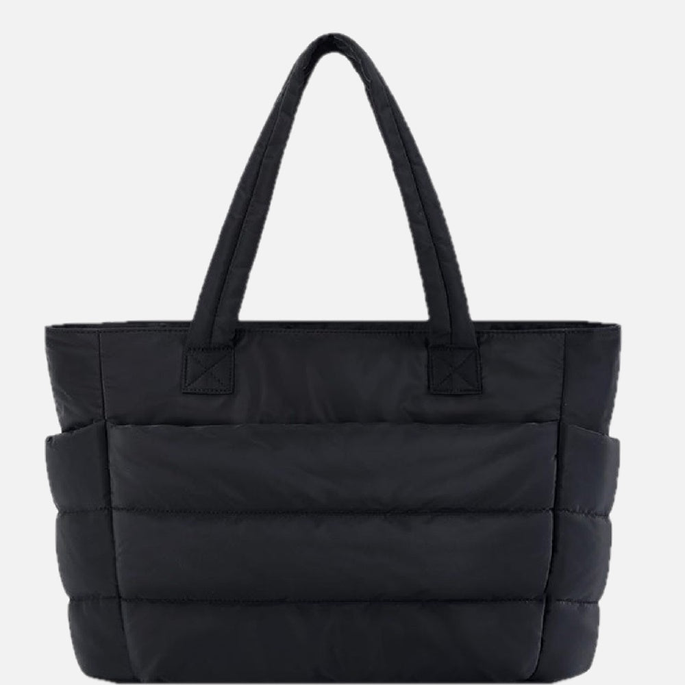 Quilted Tote Bag – Lightweight Padded Shoulder Bag