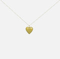 Gold Heart Pendant Necklace – Minimalist Love Necklace