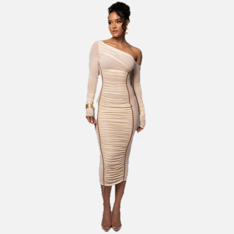 Bodycon Midi Dress – Soft Stretch Evening Dress