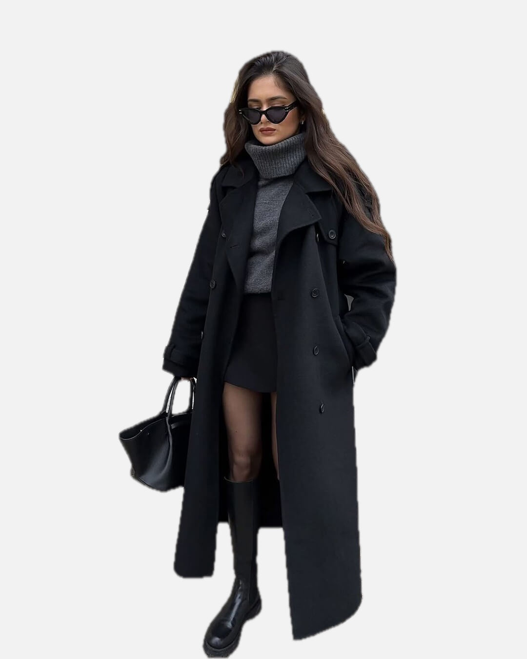 Women's Wool Blend Autumn Winter Coat – Relaxed Tailored Coat
