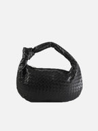 Handwoven Medium Handbag – Minimalist Woven Bag