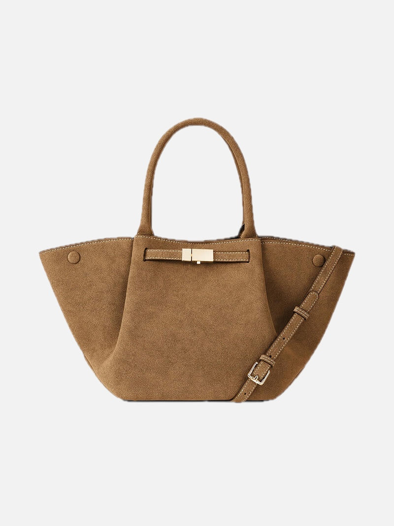 Vegan Suede Shoulder Bag – Slouchy Everyday Hobo