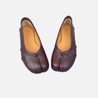 Split Toe Leather Mules – Tabi Style Heeled Mules