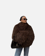 Plush Fuzzy Faux Fur Coat – Cloud Soft Statement Layer