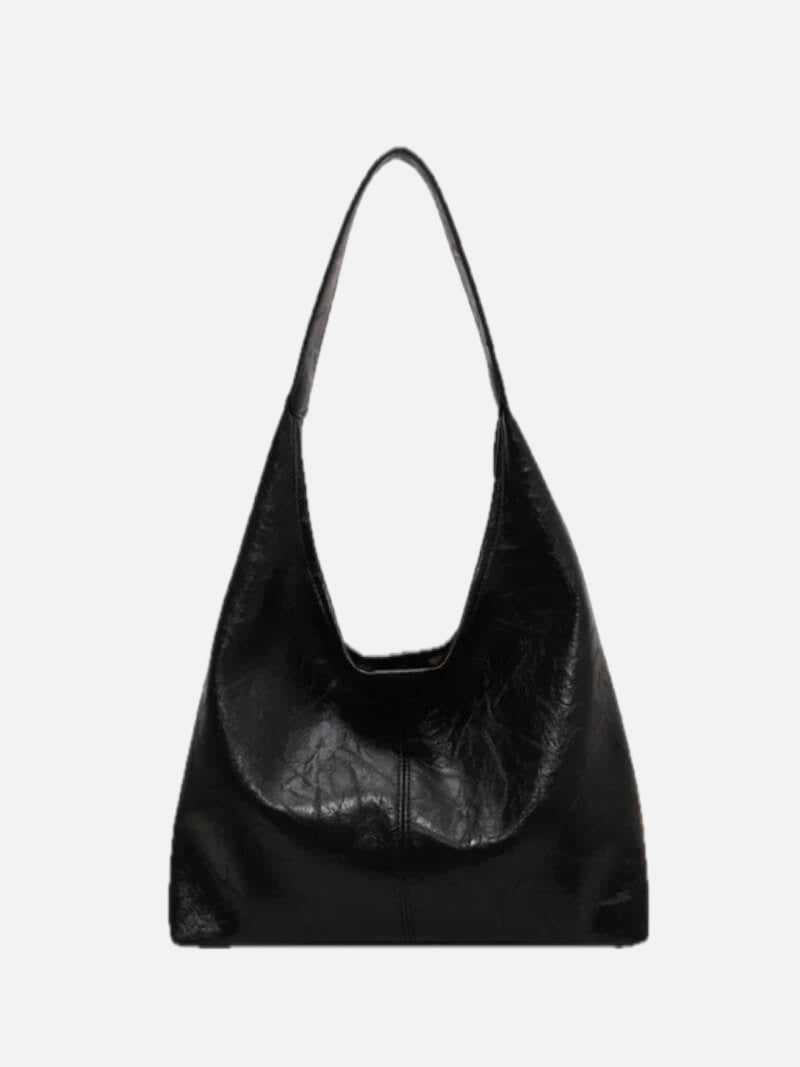 Glossy Patent Look Tote Bag – Sleek Laptop Bag