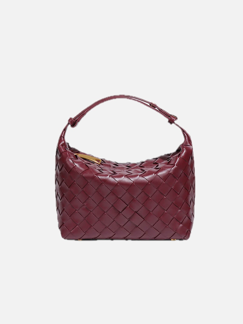 Mini Woven Bag – Compact Structured Handbag in 5 Colours