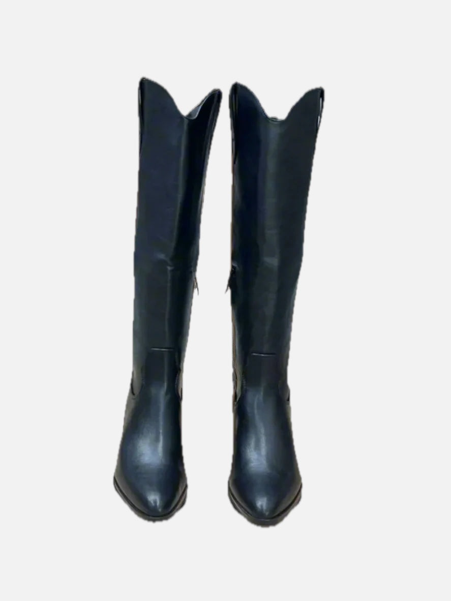 Classic Black Ankle Boots - Autumn Leather-Style
