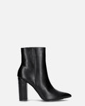 2-in-1 Convertible Knee-High Boots - Black Heeled