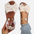 Pearl Ankle-Strap Sandals - Elegant Summer Shoes