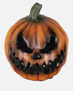 Adults' Full-Head Demon Pumpkin Latex Mask – Hand-Painted