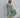 Green V-Neck Midi Dress – Women's Summer Beach & Holiday Dress | Meave & Ivy