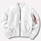 Ribbed Trim Bomber Jacket – Classic Design in 11 Colours