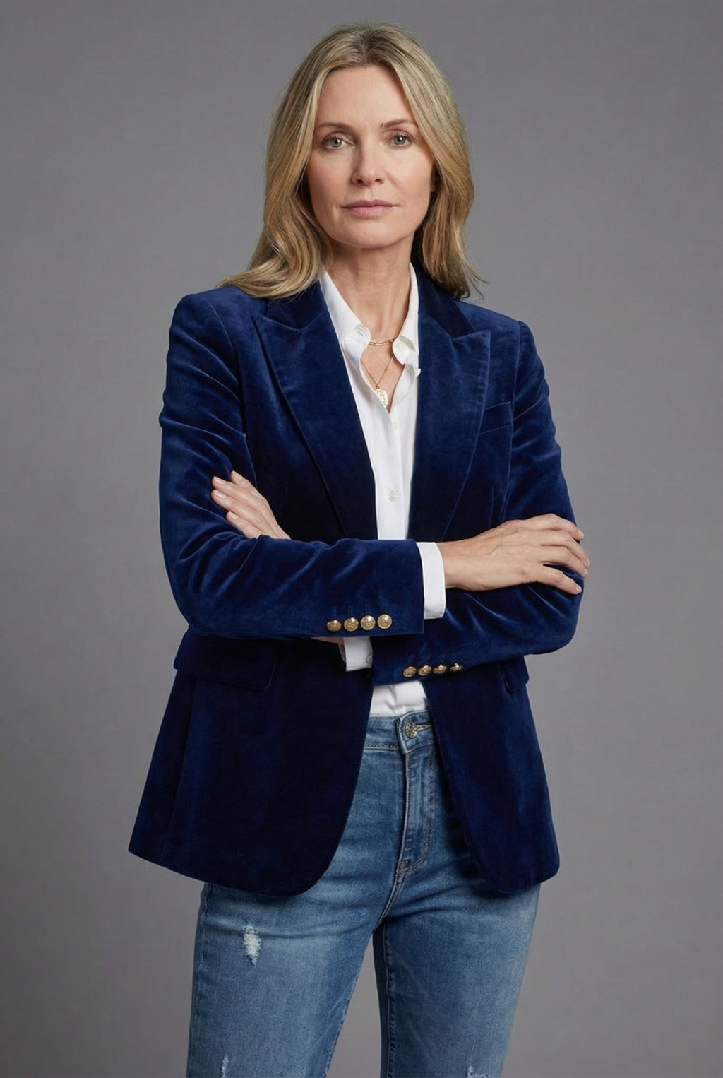 Velvet Tailored Blazer - Smart Occasion Jacket for Women | Meave & Ivy