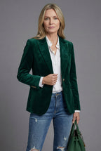 Velvet Tailored Blazer - Smart Occasion Jacket for Women | Meave & Ivy