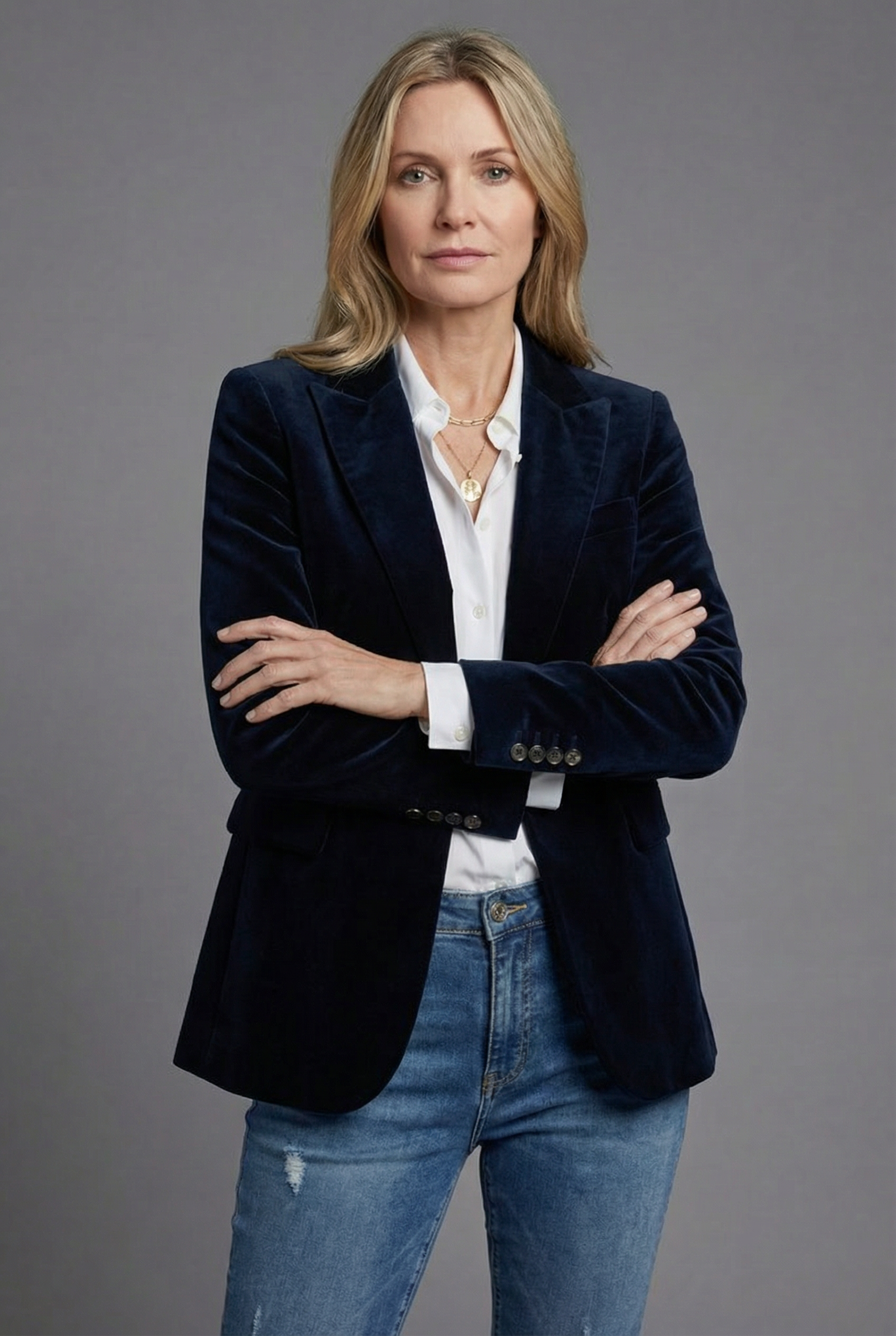 Velvet Tailored Blazer - Smart Occasion Jacket for Women | Meave & Ivy