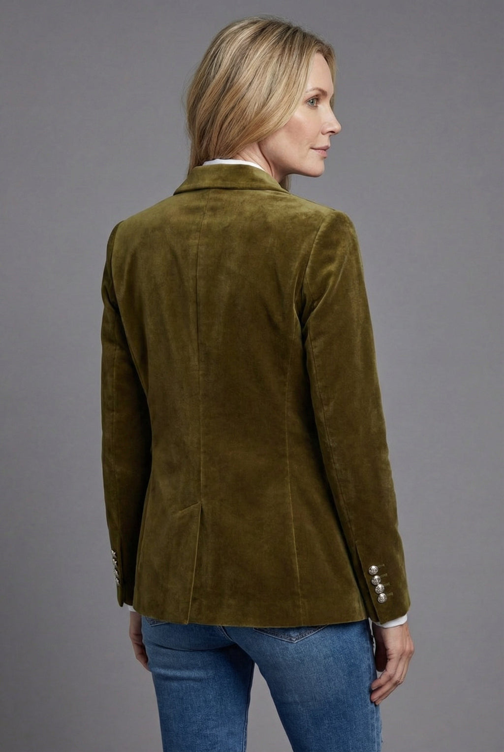 Velvet Tailored Blazer - Smart Occasion Jacket for Women | Meave & Ivy