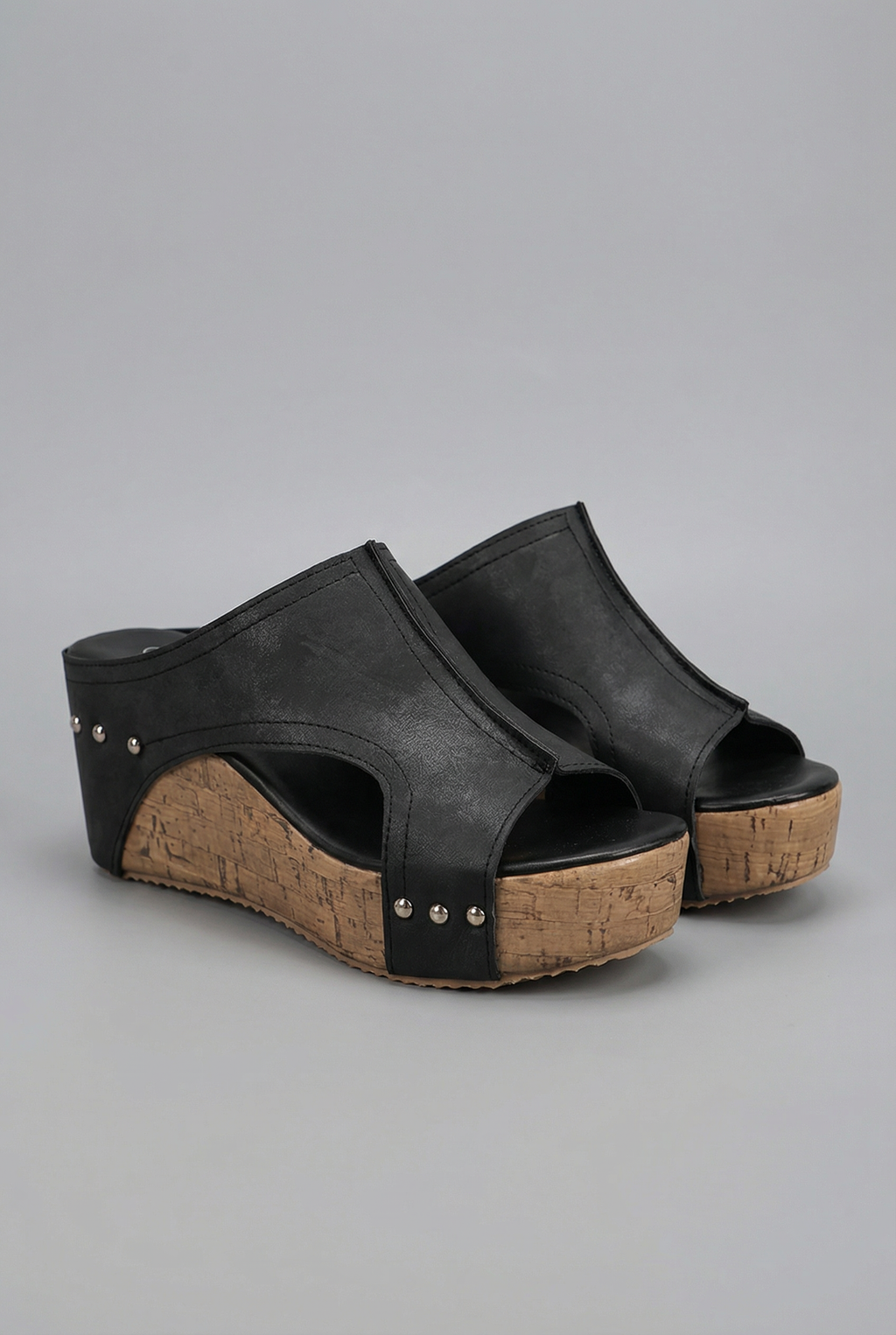 Retro Platform Wedge Sandals - Slip-On Open Toe Elegant Shoes | Meave & Ivy