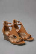Orthopedic Leather Style Sandals - Womens Comfortable Summer Footwear | Meave & Ivy
