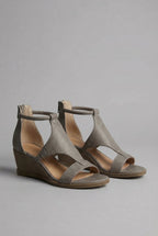 Orthopedic Leather Style Sandals - Womens Comfortable Summer Footwear | Meave & Ivy