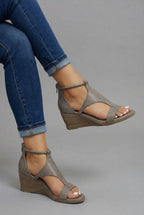 Orthopedic Leather Style Sandals - Womens Comfortable Summer Footwear | Meave & Ivy