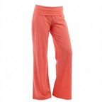 Women's High Waist Wide Leg Trousers with Stretch – Elastic Waistband
