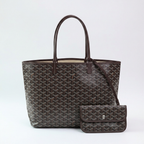 Women's Patterned Tote Bag with Matching Pouch – Large Shopper Bag