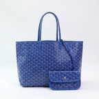 Women's Patterned Tote Bag with Matching Pouch – Large Shopper Bag