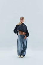 Women's Oversized Hoodie with Adjustable Hood